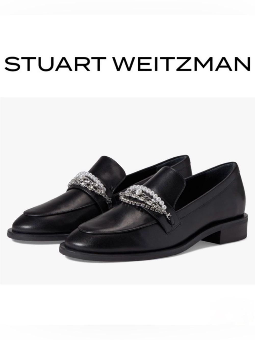 Stuart Weitzman Pearldrop Loafers
